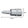 TONE Driver Bit Socket Drive 3H-P3 9.5mm (3/8") (+)No.3