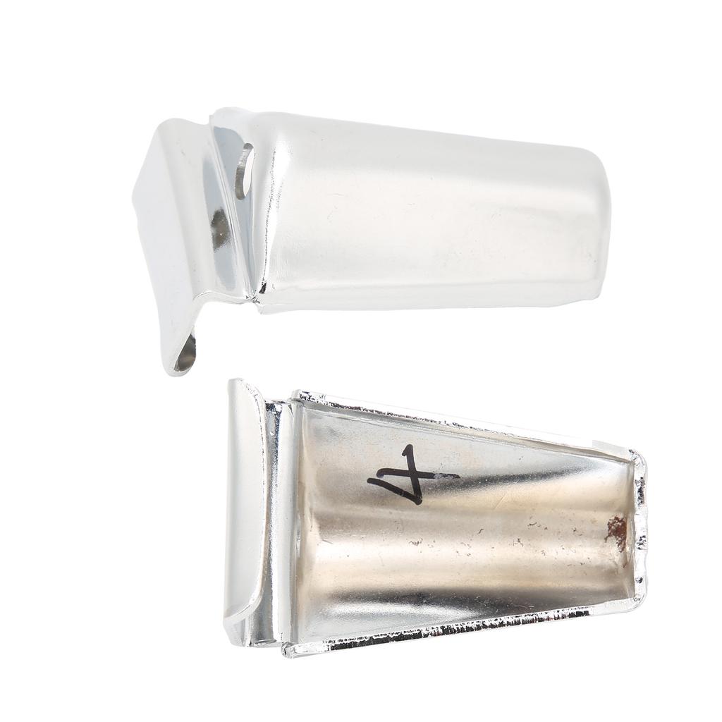 2Pcs Drum Lug Bass Chrome Color Iron Musical Instrument Maintenancing Accessories WC703