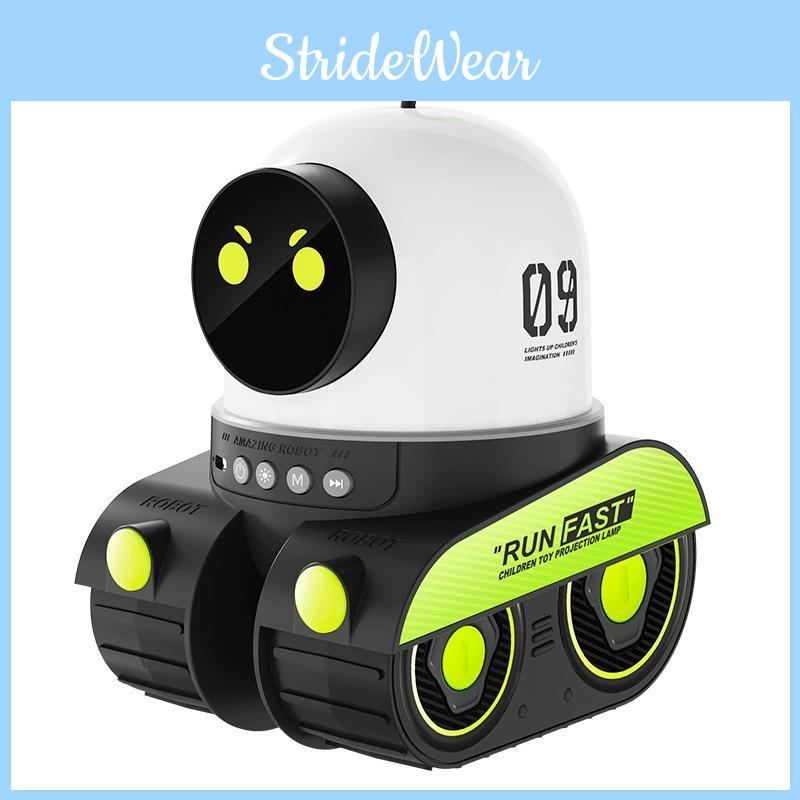 Creative Bluetooth Starry Sky Projection Light Robot With Music Function For Kids
