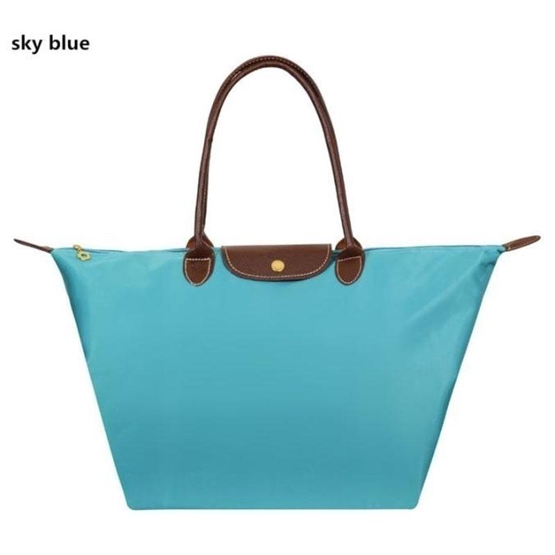 Chic Nylon Dumpling Shape Beach Tote Bag With Soft Hardness And Waterproof Features