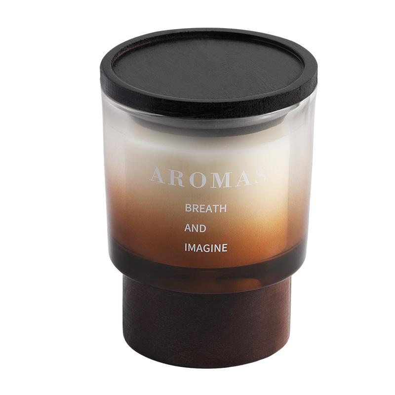 Ароматическая свеча Деревянная подставка Аромат для помещения Спальня Украшение