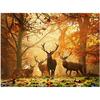 Полный 5D Diy Алмазная картина Лесной олень Алмазная вышивка Крестом Домашний декор Подарок ручной работы