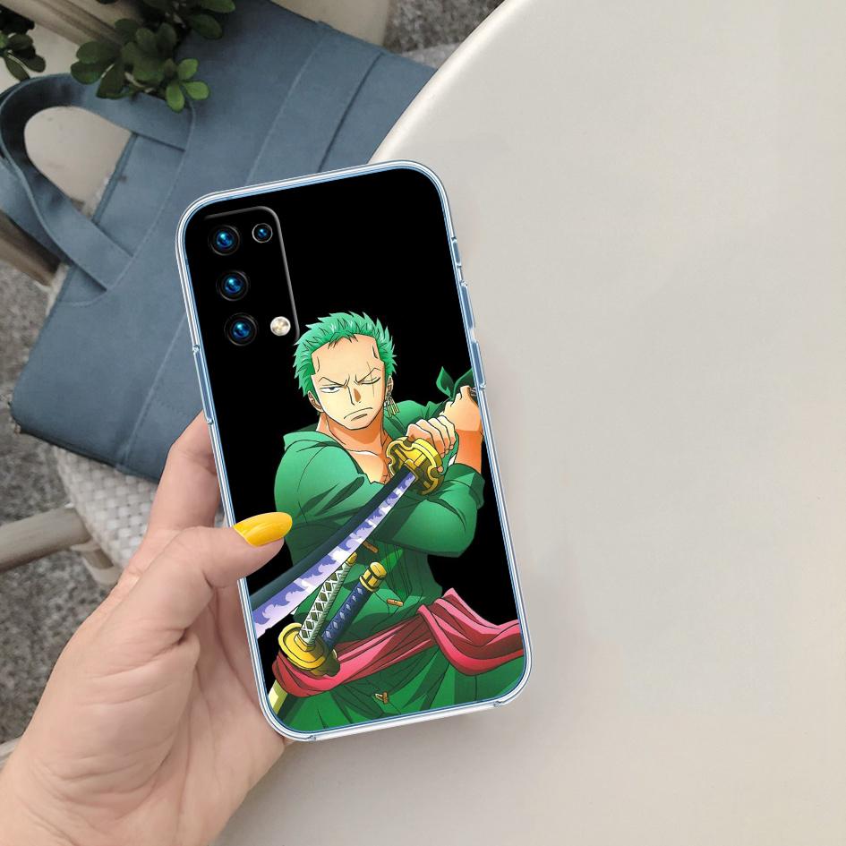 One Piece Zoro Soft Shell Transparent Phone Case for Motorola Moto G7 G8 G9 G84 G85 G73 G24 G15 Z2 Play Power Plus