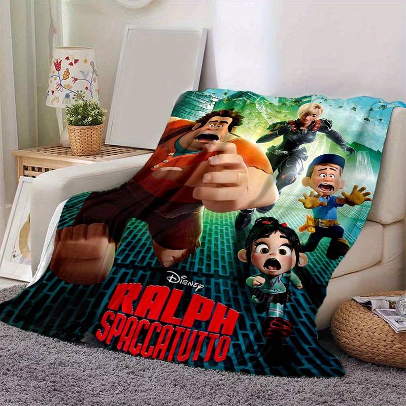 1pc, Ralph Breaks the Internet: Wreck-It Ralph 2 Home Decorative Throw Blanket, Couch Cover, Outdoor Blanket, Gift, Flannel Bedspread
