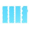 4PCS Cake Scraper Icing Smoother Plastic Icing Comb for Cake Decorating Baking Tools