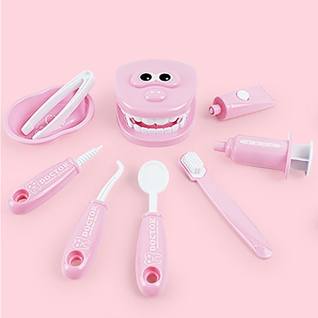 Детский игровой домик, набор стоматолога, симуляция стоматолога, раннее образование, практика устной практики, модель чистки зубов