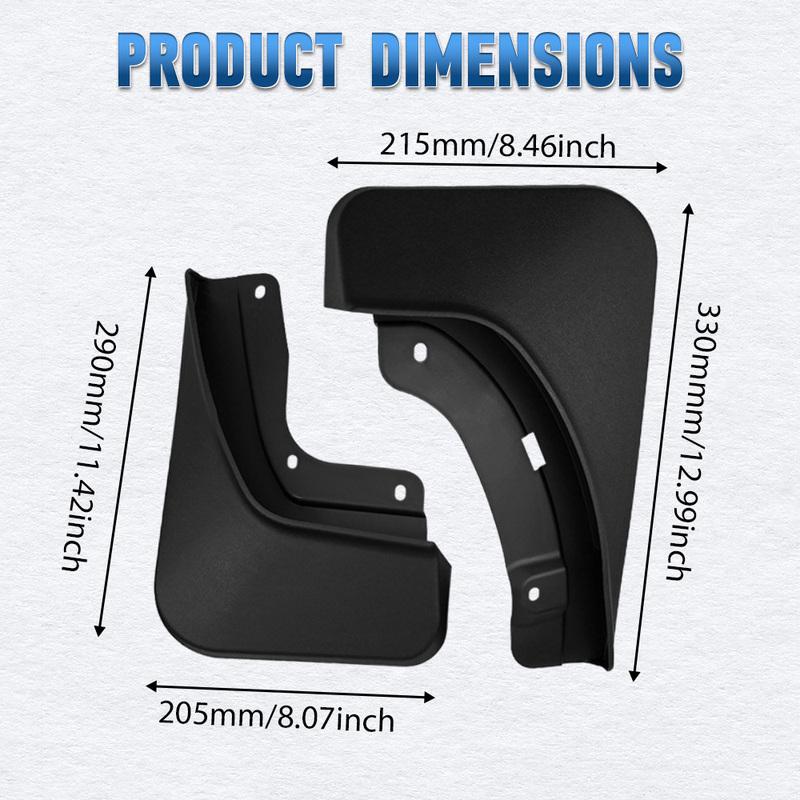 For Jeep Grand Cherokee L -2025 No Drilling Required All Weather Mud Splash Guards Mudflap