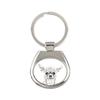 Chihuahua Long-haired - Keychain with a Dog, Keychain with a Print, Personalized Pendant from the Brand