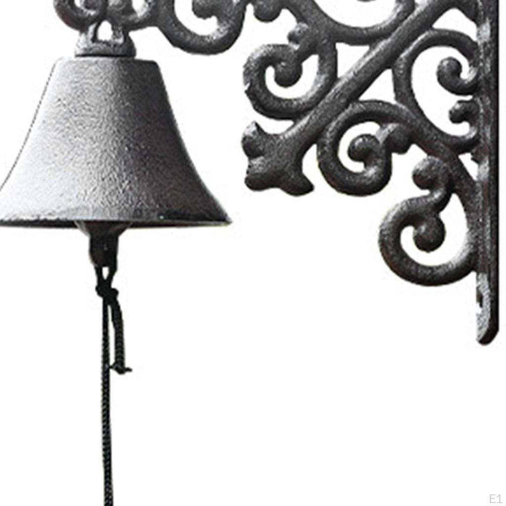 Дверной звонок, висячий вручную, подвесной колокольчик, декоративная дверь в деревенском стиле
