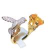 Рекомендует женское кольцо Haute Couture Design Colored Treasure, имитация кольца Santa Maria Sea Blue Treasure Hummingbird Ring
