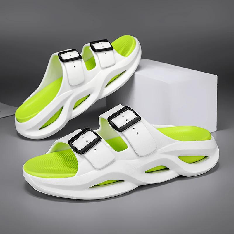 Мужские тапочки Cloud Slipper Man Luxury 2024, брендовые тапочки для ходьбы, домашние тапочки большого размера для лета, мужская дизайнерская обувь