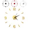 DIY Clock On The Wall Innovation Design Mirror Clock Wall Decoration Sticker Free Punch Wall Clock