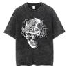 Unisex Berserk Manga Tshirt Guts Anime T Shirt for Men Women T-shirt Vintage Washed Cotton Clothing Summer Casual Short Sleeves Tees