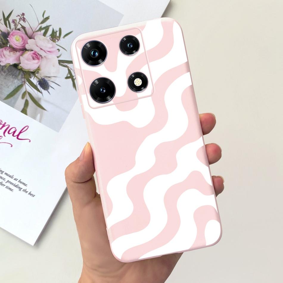 Fashion Moon Pattern Case For Infinix Note 30 Pro 30i 30 2023 Candy Color Soft Silicon Bumper For Infinix Note30 30Pro Note30i