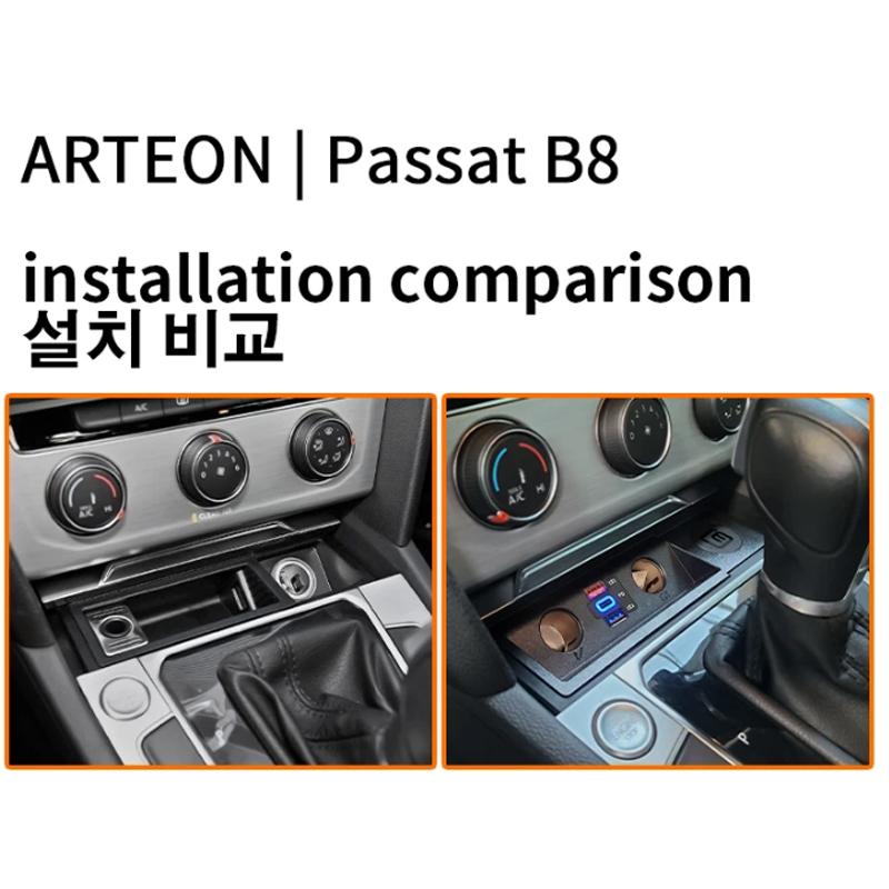 Новый 120 Вт для VW passat B6 B7 CC R36 Автомобильное зарядное устройство Прикуриватель Многофункциональный USB Type C Быстрая зарядка Аксессуар Volkswagen