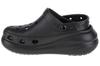Crocs Classic Crush Clog, женские черные шлепанцы