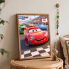 Disney Cars Lightning McQueen Digital Oil Painting Art Kit Hand Painted Home Decor