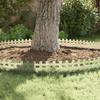 Lawn Edging 10 pcs Silver 103 x 0.05 x 22 cm Galvanized Steel