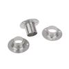 Stainless Steel Flange Seat For Wardrobe Curtain Cloth Rod Seat Round Tube Seats Bracket Household Furniture Hardware Towel Tube Holder