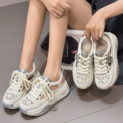 Летняя уличная модная износостойкая женская спортивная обувь новая женская дышащая сетчатая повседневная спортивная обувь повседневная универсальная