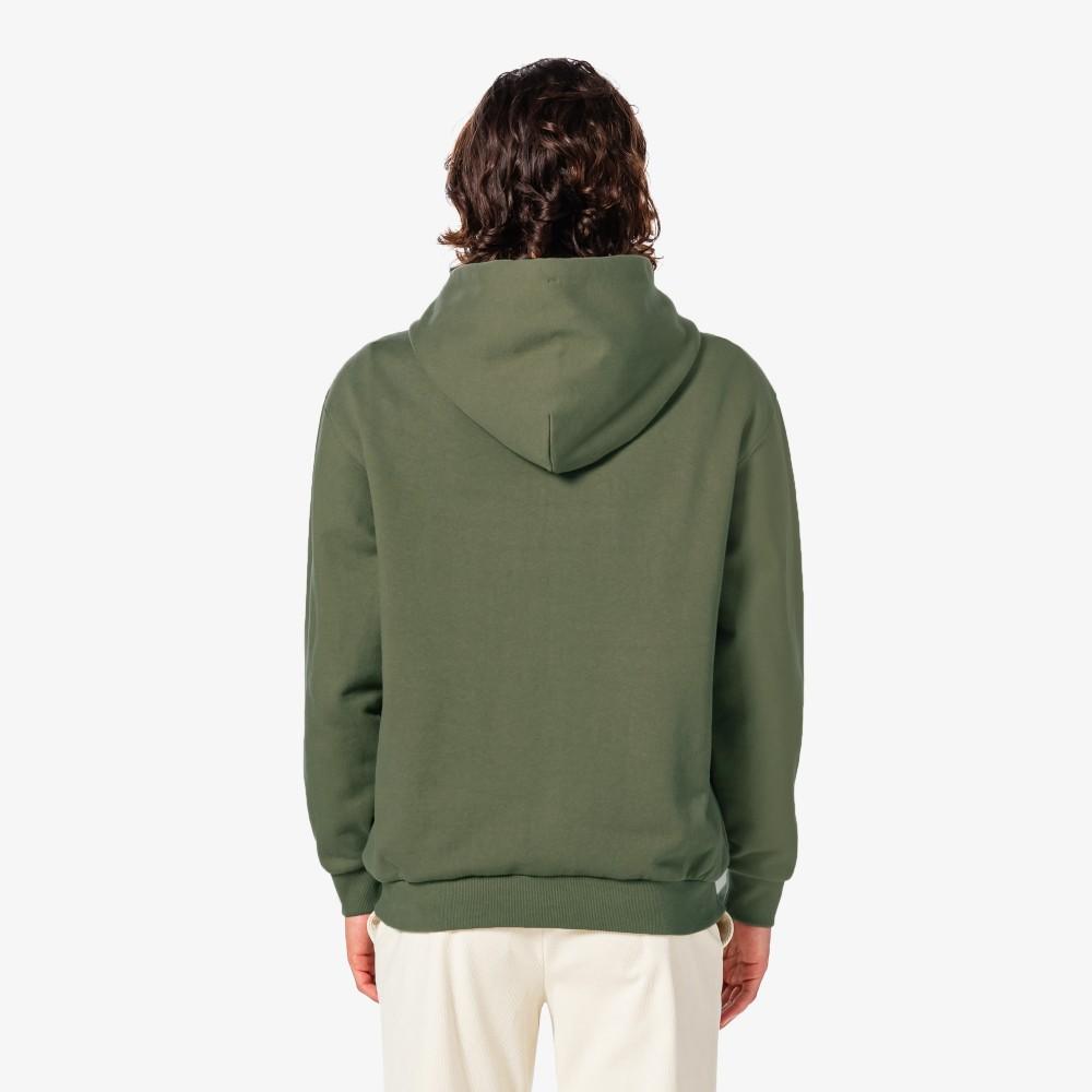 [lacoste] Men's Basic Hooded Pullover Sweatshirt SH398E-55NE9F