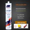 Gu Min 668 Weather-Resistant Acidic Silicone Sealant for Kitchen, Bathroom, and Tile - White and Transparent