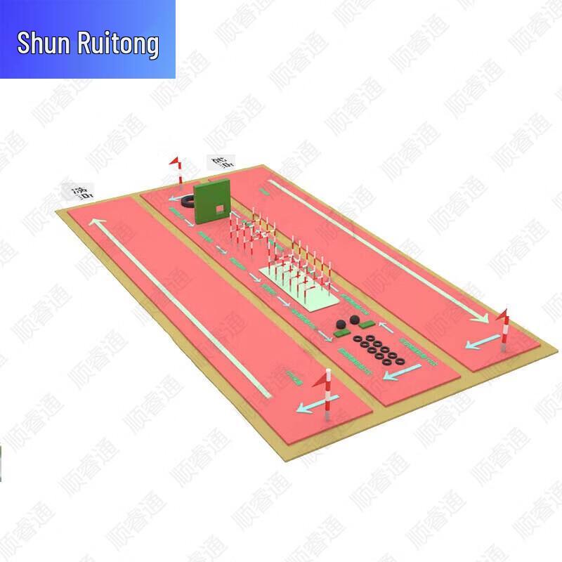 Professional 400m Obstacle Course Training System