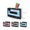Retro Cassette Dispenser Pen Holder ABS Resin Desktop Storage Box Office Stationery Storage Box Desktop Decoration
