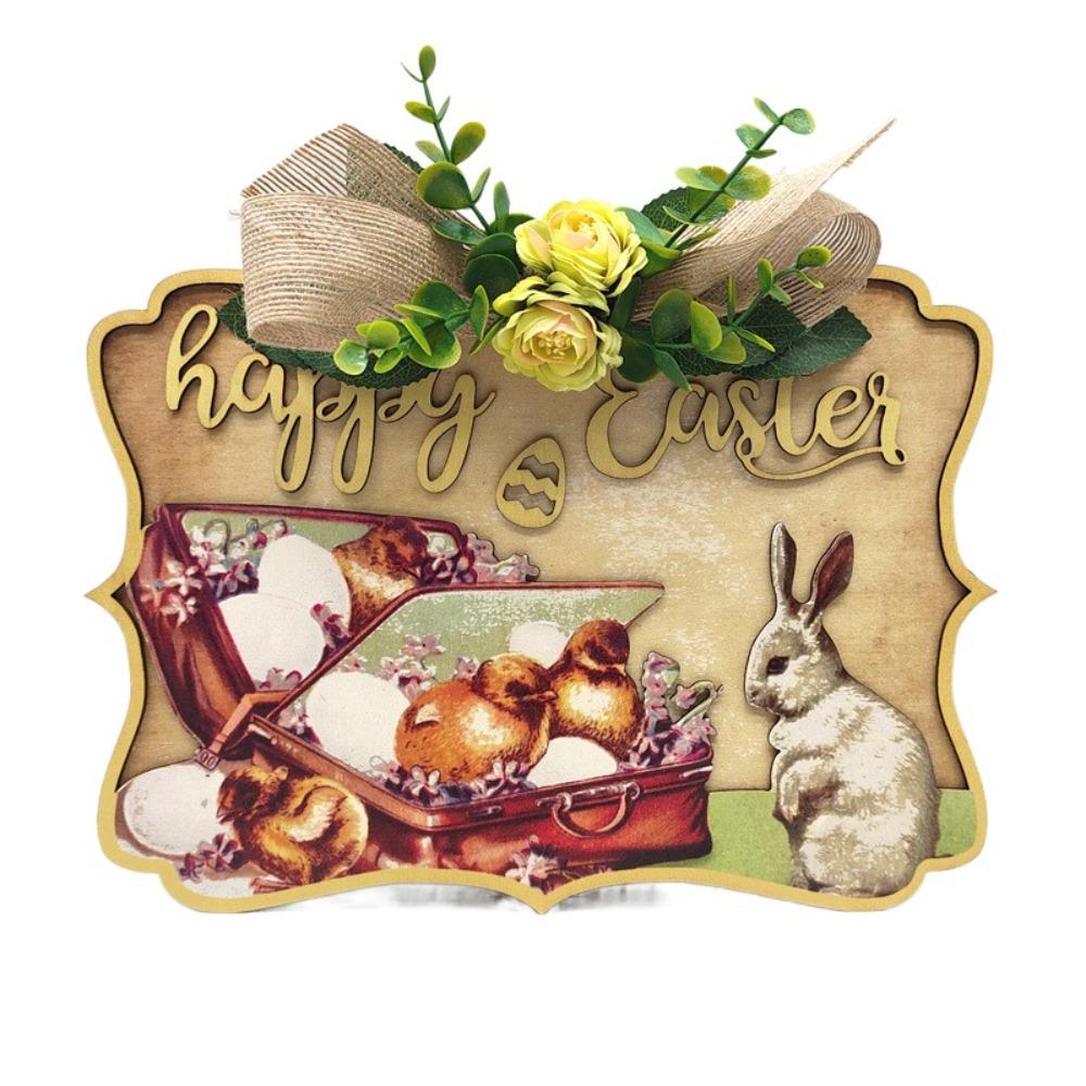 Three-dimensional Easter Decoration Hanging Creative Wall Hanging Pendant Door Hanging Balcony