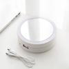 Foldable Led Magnifying Mirror Makeup Costway White Vanity Cosmetic Mirror USB Charging or Battery  with Light 10X Table Mirrors
