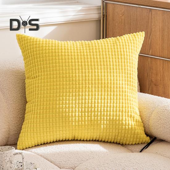 Чехол для подушки Corduroy Cushion Case со скрытой молнией Boho Throw Pillow Case для гостиной, кровати, дивана, фермерского дома, домашнего декора