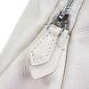 Excellent THE ROW Clutch bag logo pouch Ivory leather mens Used