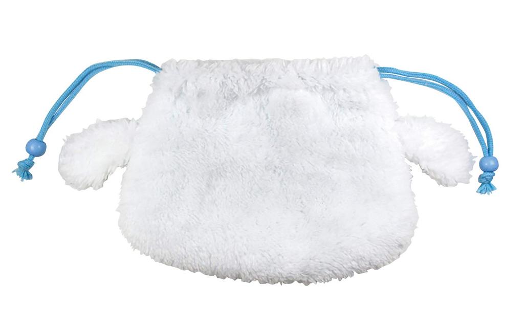 T's Factory T's Drawstring Bag Crayon Shin-chan Plush Drawstring Bag White KS-5518739SI White H15 X W20cm