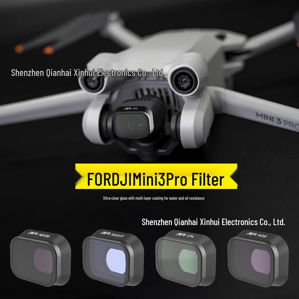 Аксессуары для камеры дрона DJI Mini 3 Pro: УФ-фильтр, Поляризационный фильтр, Нейтрально-серый фильтр (ND)