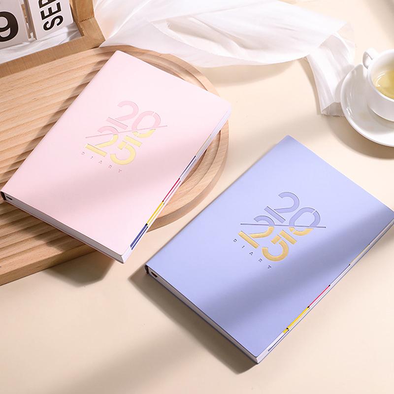 Янв 2025 - Дек 2025 Планировщик Блокнот A5 Повестка дня Испанский Внутренний 80Gsm Ежемесячно/Еженедельно/Ежедневно Школьные Принадлежности Канцелярские Товары