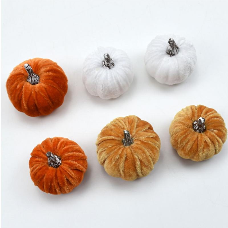 5/10Pcs Halloween Simulation Pumpkin Desktop Decoration Halloween Party Foam Pumpkin Halloween Decoration