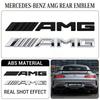 3D ABS AMG Задний значок Буквы значка Шильдик на багажник для Mercedes-Benz W204 W205 W176 W177 W212 W213 Наклейка Аксессуары