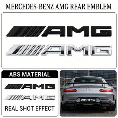 3D ABS AMG Задний значок Буквы значка Шильдик на багажник для Mercedes-Benz W204 W205 W176 W177 W212 W213 Наклейка Аксессуары