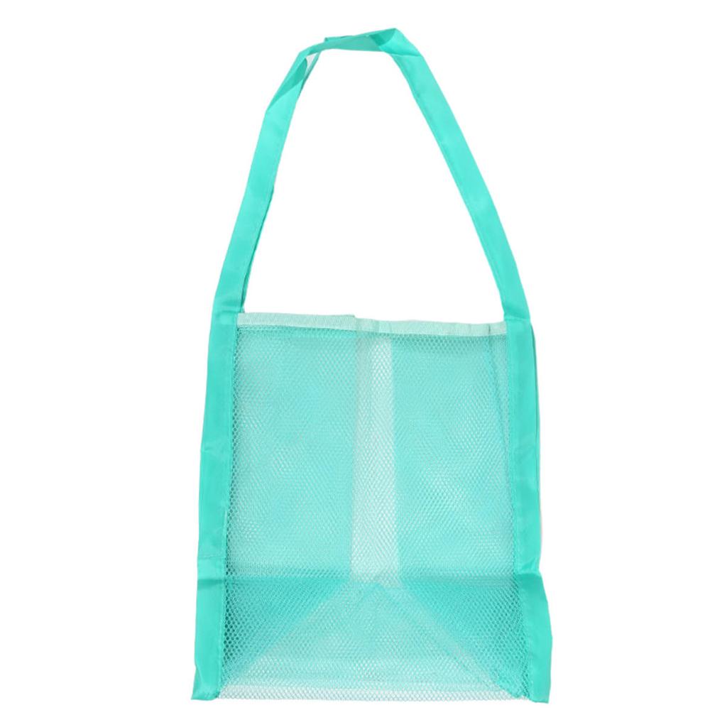 Outdoor Protable Mesh Bag Handbag Kids Toys Storage Bags Swimming Large Beach Bag For Towels Cosmetic Makeup Organizer