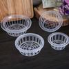 5pcs Plastic Mesh Pots Net Cloning Basket Hydroponic Aquarium Insert Plants Growth Flower Pot Tray Garden Supplies