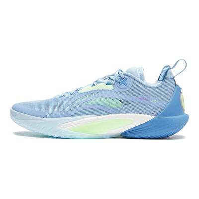 Кроссовки для баскетбола LiNing Flash 10 Bounce Technology, легкие, устойчивые, нескользящие, дышащие, с низким верхом, мужские кроссовки Aurora-Blue ABAU021-4