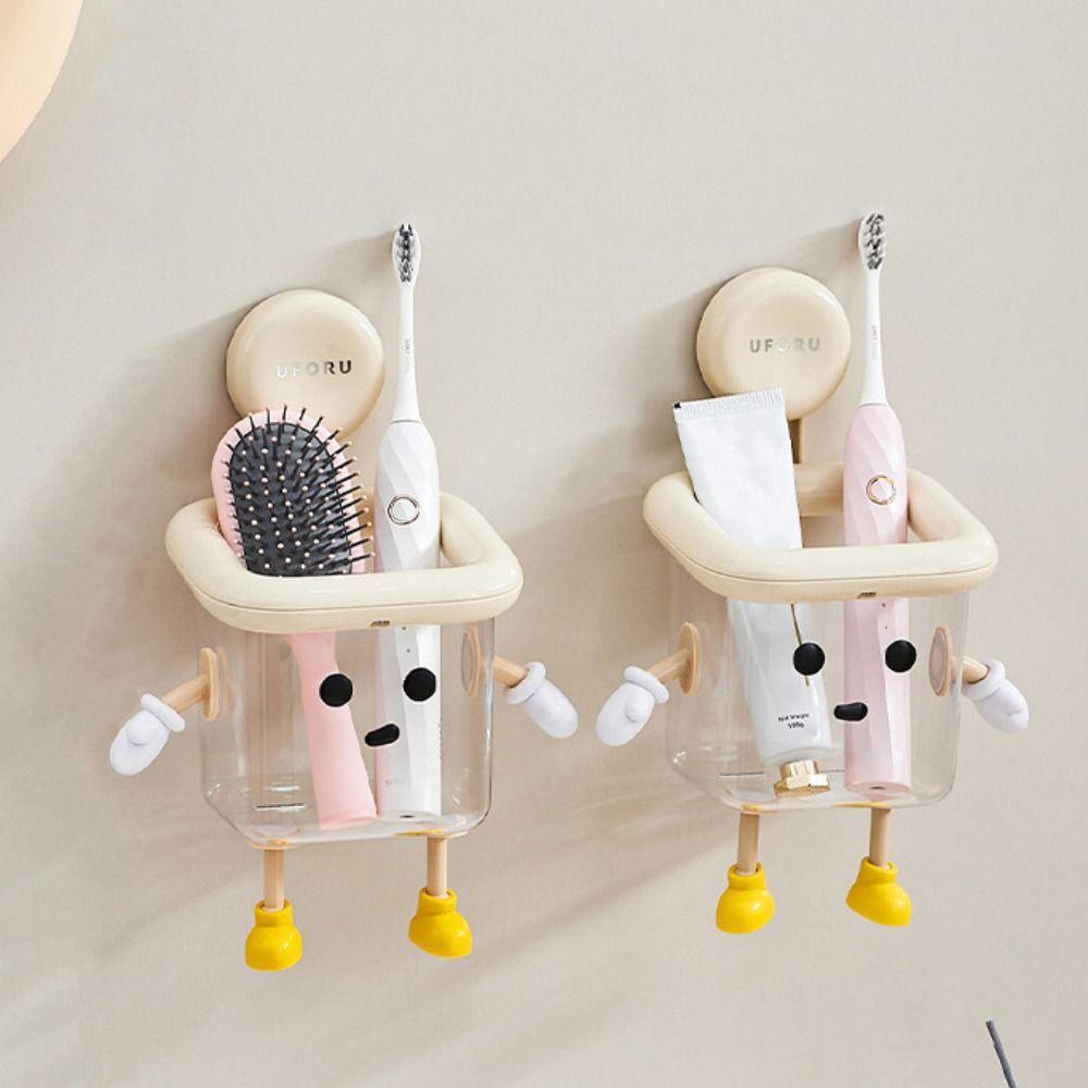 Wall Mounted Storage Rack Multi-Functional Bathroom Shelf Adjustable Storage Box  Bathroom