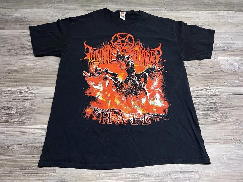 Thy Art Is Murder Shirt Hate Album Deathcore Black Death Metal Sz L Concert Tee