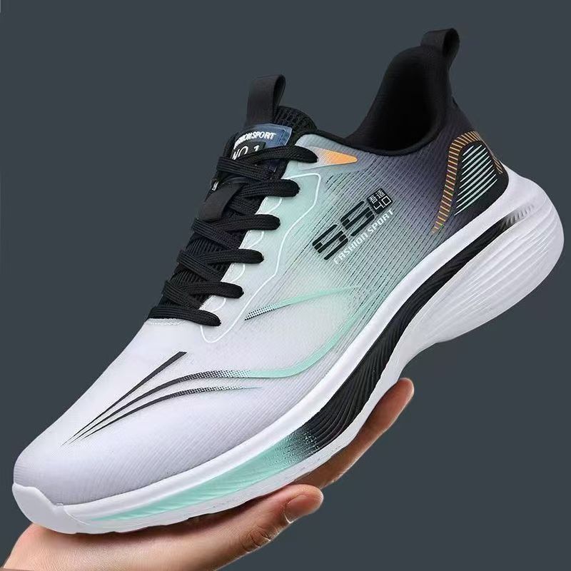 Spring and summer men's shoes mesh breathable sports shoes ultra-light soft sole non-slip shock-absorbing running shoes student versatile casual shoes