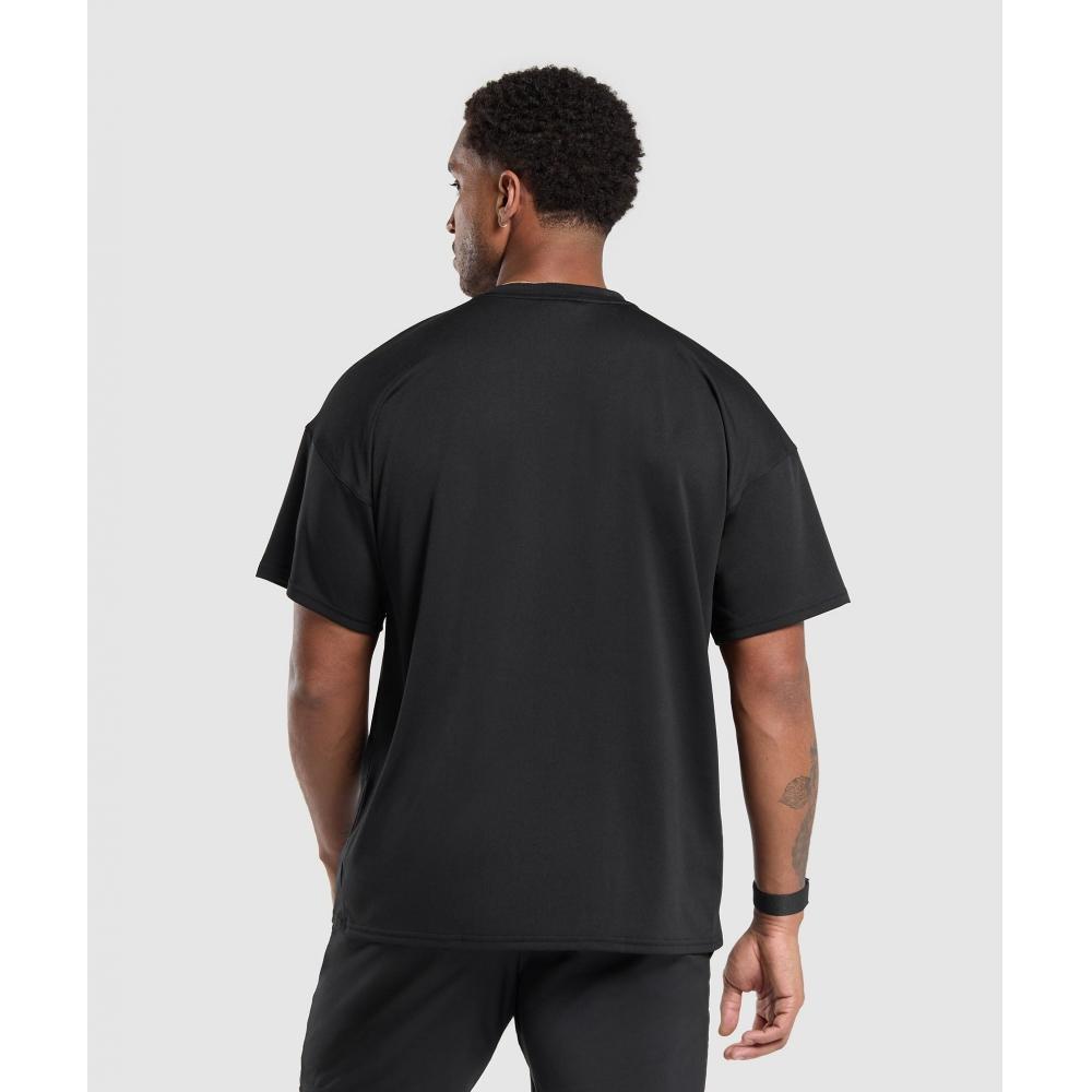 Gymshark Oversized Performance T shirT Black A6a4w Bb2j