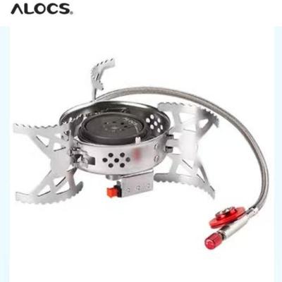 Раздельная горелка Alocs для кемпинга 3200 Вт - Медный рассекатель, 320 г, Ультралегкая, для высокогорного кемпинга/пешего туризма