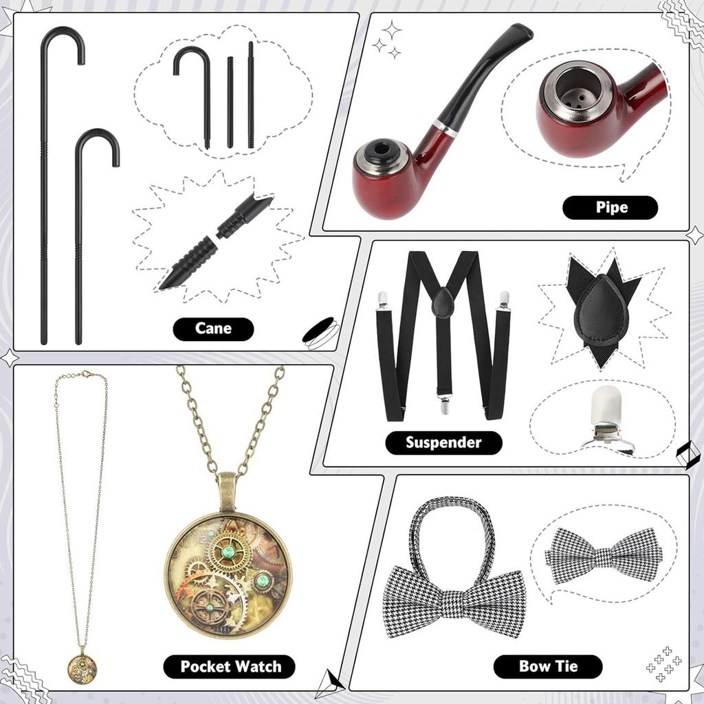 Набор реквизита для костюма дедушки на первые 100 дней в школе, подарки для детских ролевых игр, подходящие к началу школьного сезона