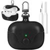 Кожаный чехол для AirPods Pro 1/2 с набором для чистки