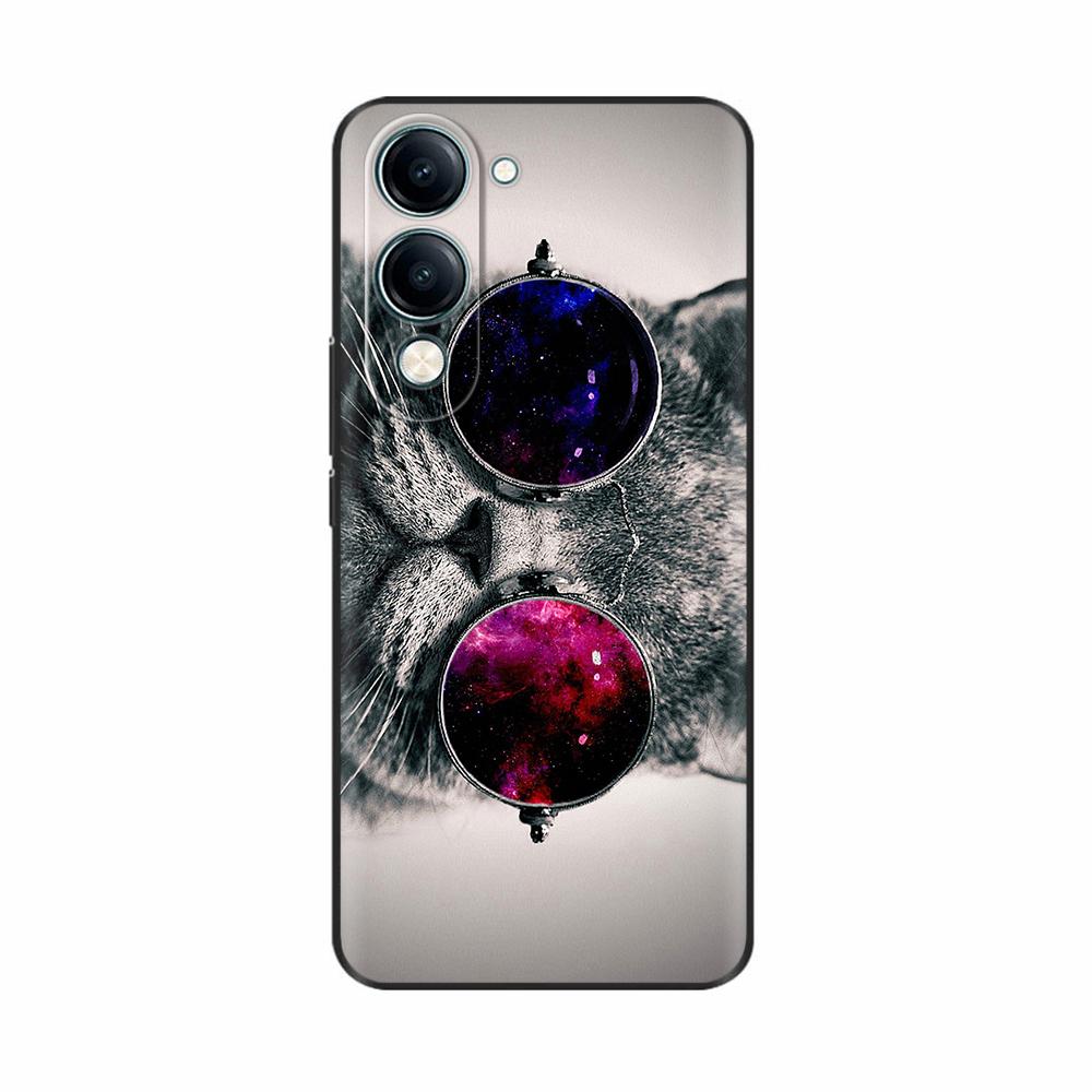 Чехол для Vivo Y19 1915 Мягкий ТПУ Роскошный Милый Силиконовый Чехол Бампер Задняя Крышка Телефона Coque Для Vivo Y19s 2025 Чехлы V2419 Fundas