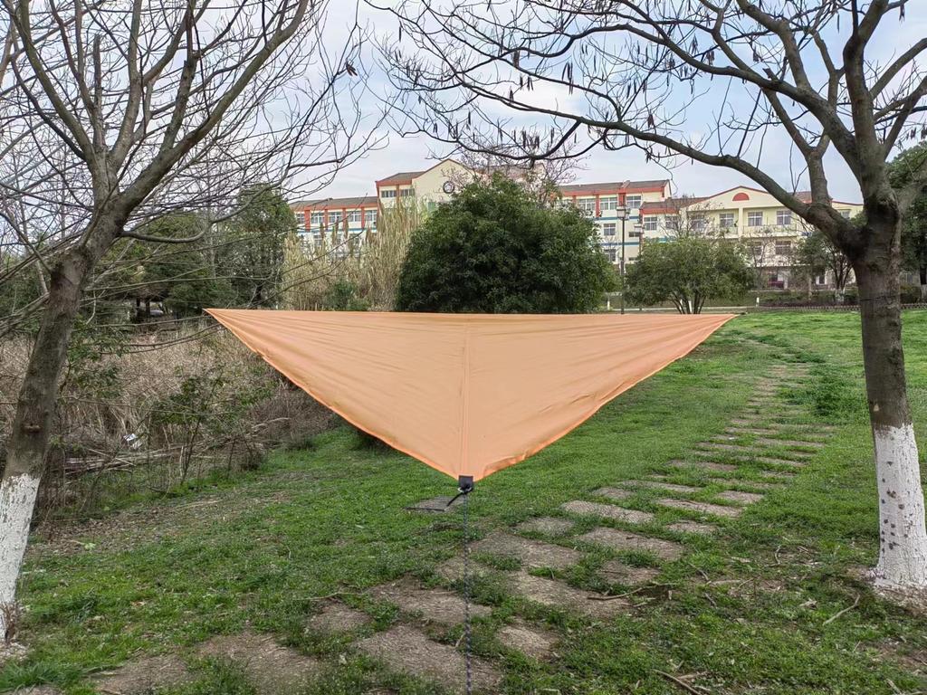 Водонепроницаемый 3M/4M Треугольный тент для террасы и сада, тент для кемпинга, тент для плавания, тент для виндсерфинга для пеших прогулок